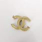 Authentic Chanel Crystal CC Brooch/Pin