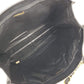 Authentic Chanel Vintage Black Leather Chain Tote