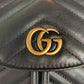 Authentic Gucci Black Marmont Mini Apollo Backpack