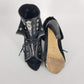 Authentic Alexander Wang Freija Black Peep Toe Zip Booties Women's Size 37 / 7