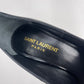Authentic YSL Black Paris Escarpin Thorn 110 Patent Pumps Sz 37