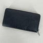 Authentic Gucci Black Morpheus Fluffy Crackled Leather Wallet
