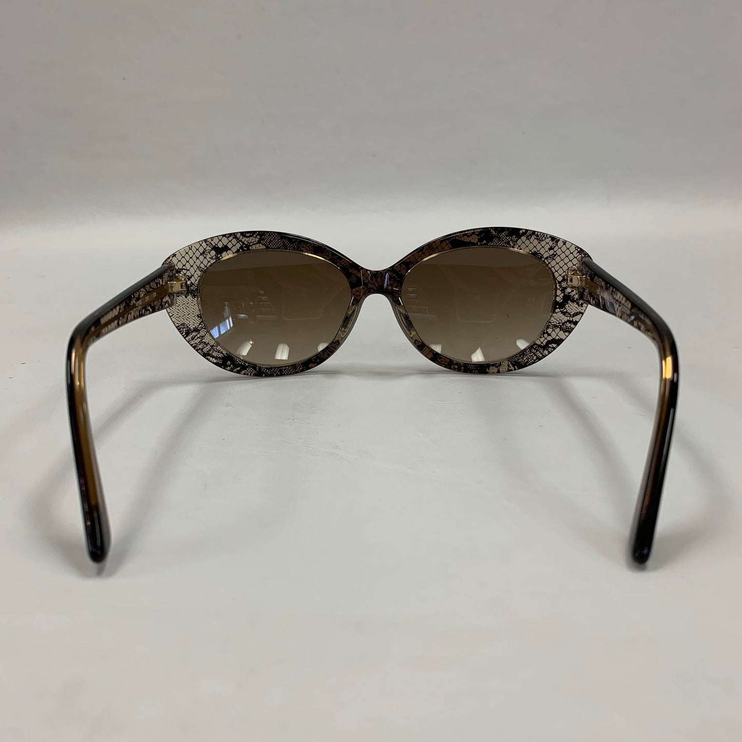 Authentic Valentino Brown Lace Sunglasses