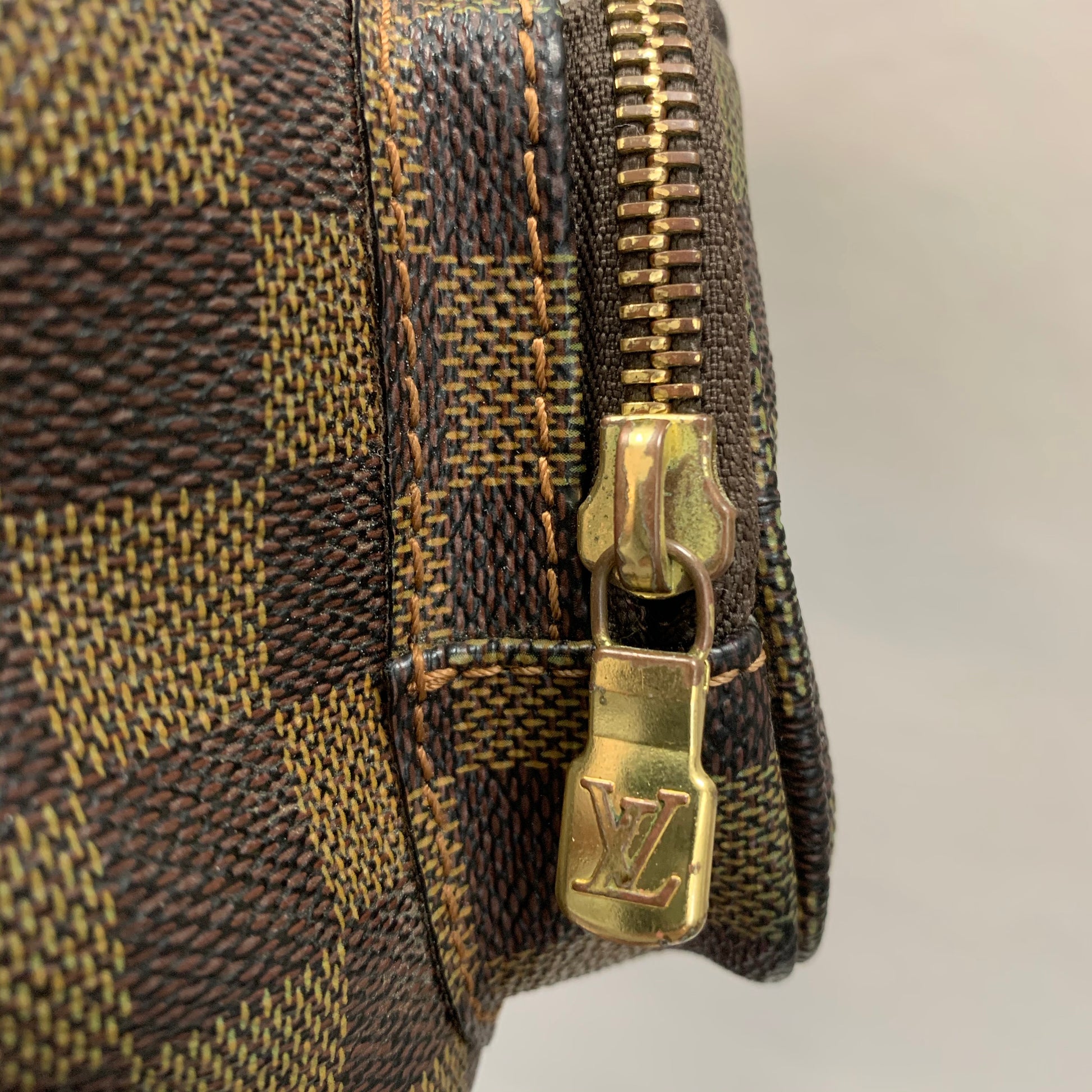 Authentic Louis Vuitton Damier Ebene Melville Bum Bag – Luxe Touch Luxury  Resale