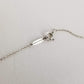 Authentic Tiffany & Co. Silver Enamel Heart Key & 16” Chain