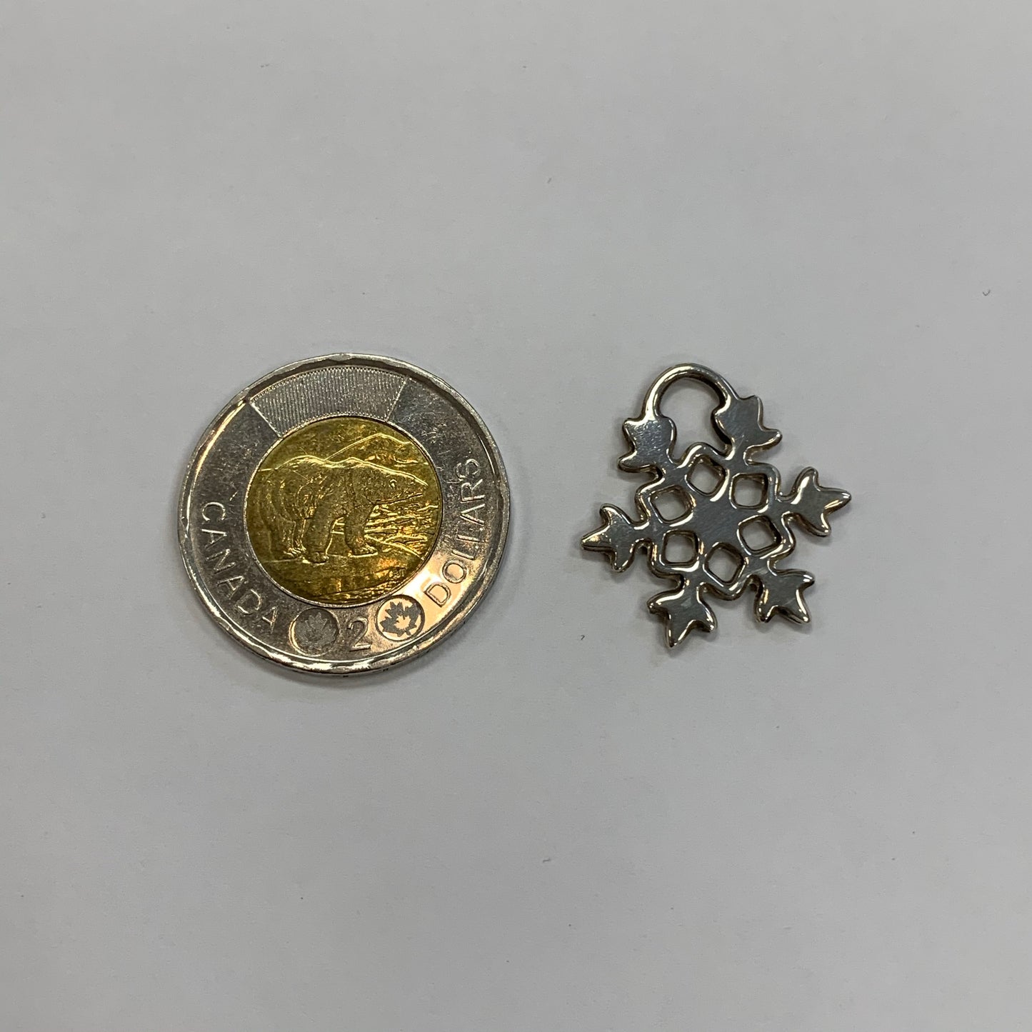 Authentic Tiffany Sterling Silver Snowflake Charm