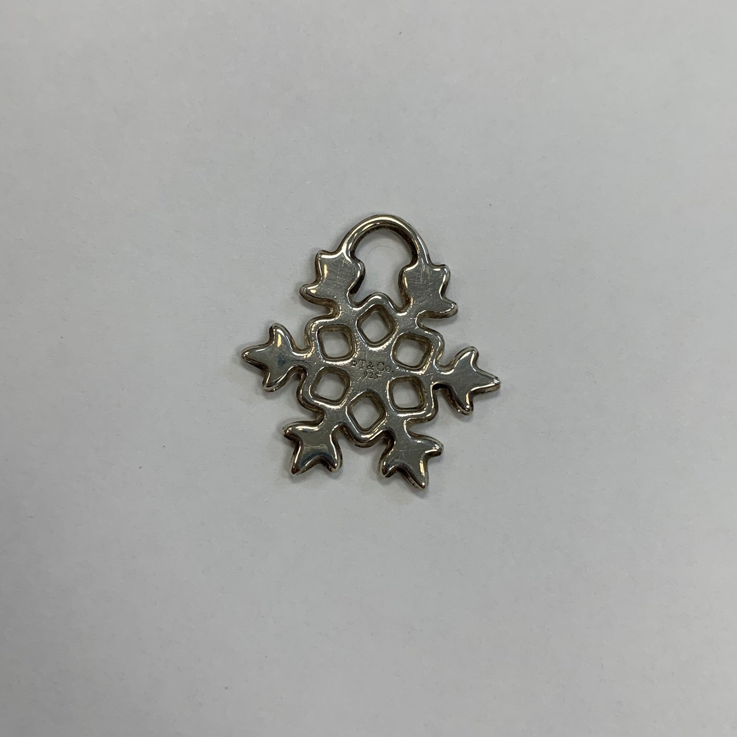 Authentic Tiffany Sterling Silver Snowflake Charm