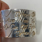 Authentic Tiffany & Co Sterling Silver Note Cuff