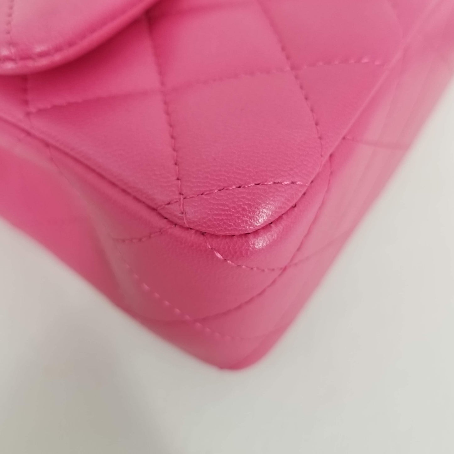 Authentic Chanel Fuchsia Pink Mini Flap Bag