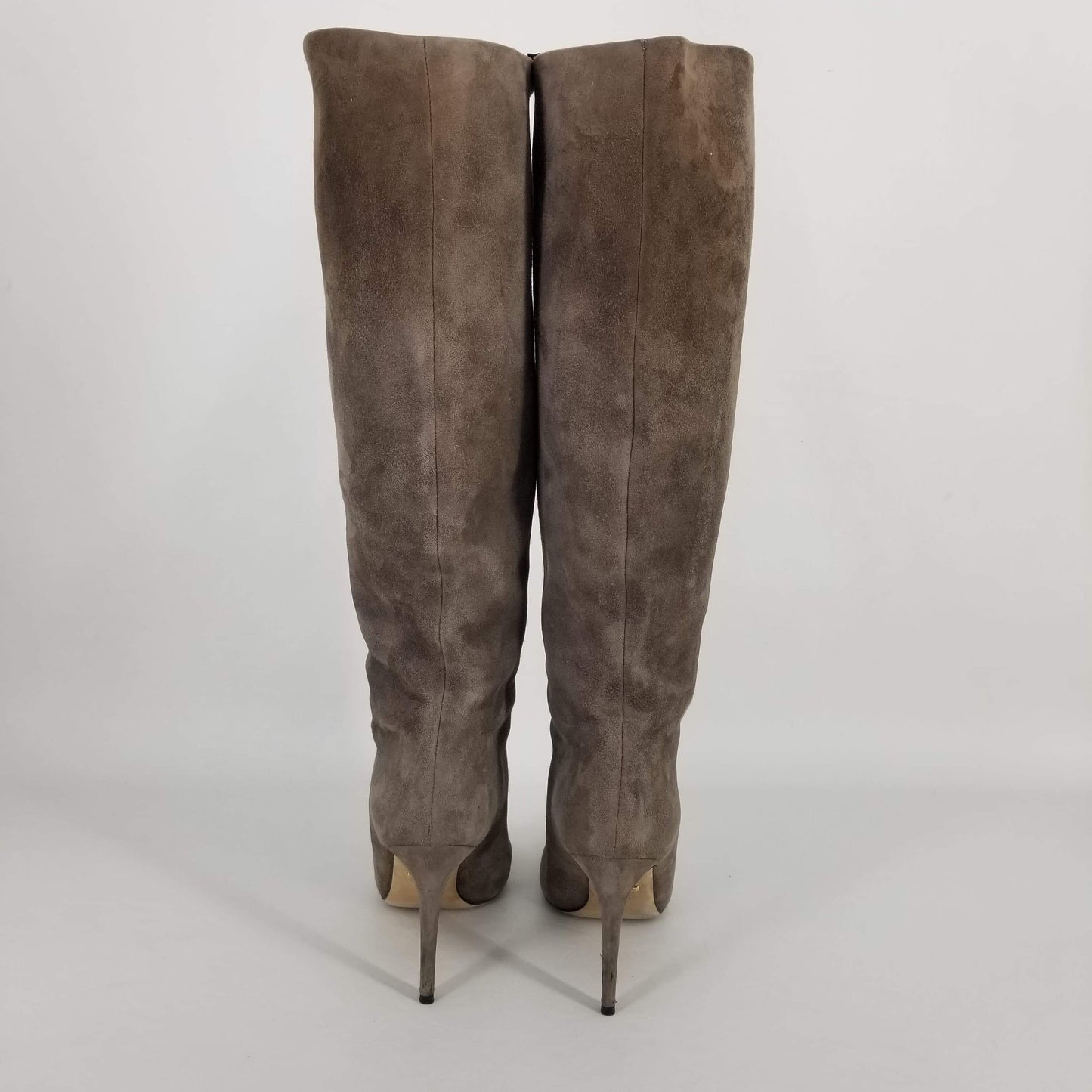 Authentic Gucci Taupe Suede Boots