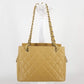 Authentic Chanel Beige Caviar Petite Timeless Tote