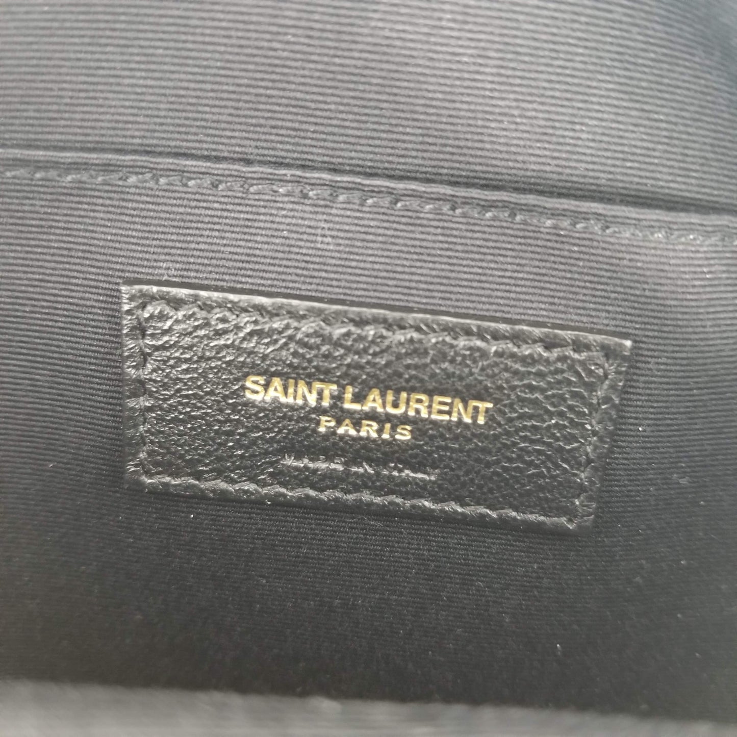 Authentic Saint Laurent Round Leopard Camera Bag