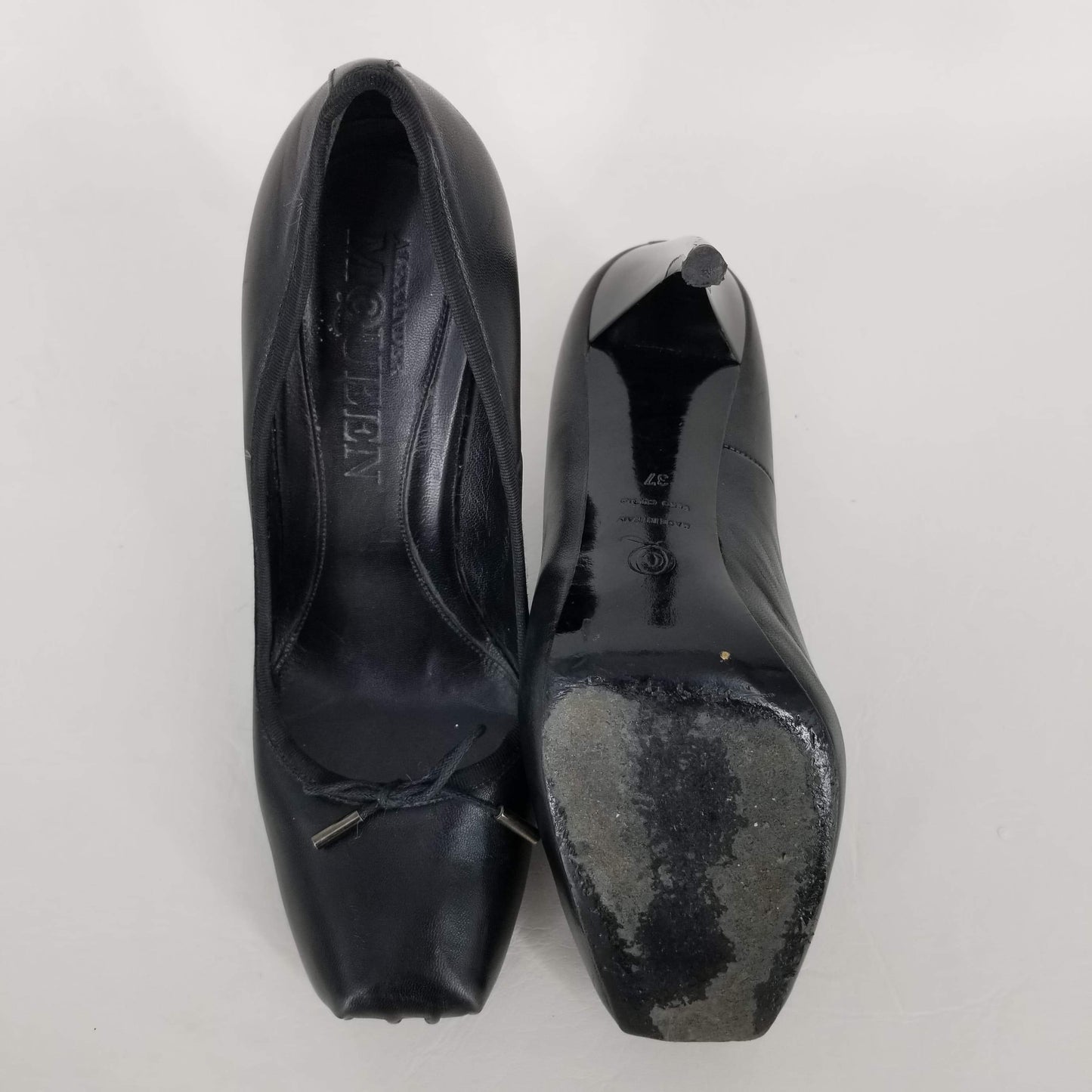 Authentic Alexander McQueen Black Ballet Style Pumps