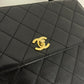 Authentic Chanel Black Caviar Kelly