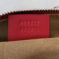 Authentic Gucci Boston Arabesque Supreme Red Large Boston Bag